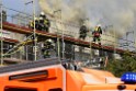 Dachstuhlbrand Koeln Poll Geislarerstr P095